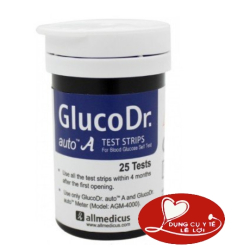 Que Thử Đường Gluco Dr Auto (25 Que)