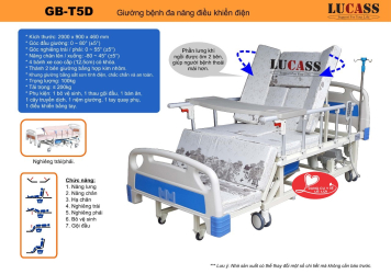 Giường Bệnh Đa Năng Điều Khiển Điện GB-T5D