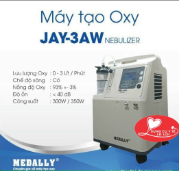 Máy Tạo Oxy - Xông Khí Dung MEDALLY 3 Lít JAY-3AW