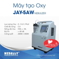 Máy Tạo Oxy - Xông Khí Dung MEDALLY 5 Lít JAY-5AW