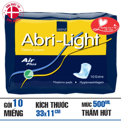 Băng Lót Siêu Thấm Abri - Light Extra 500ml (10 miếng / gói)