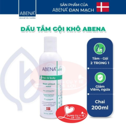 Dầu Gội Và Tắm Khô Abena 200ml