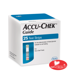 Que Thử Đường Huyết AccuCheck Guide (25 Que)