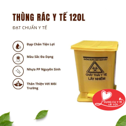 Thùng Rác Y Tế 120L