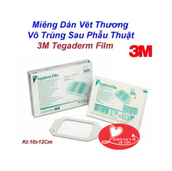 Băng Phim Dính Y Tế Trong Suốt 3M™ Tegaderm™, 1626W, 10 cm x 12 cm