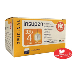 Kim Bánh Ú Cho Bút Tiêm Insulin 33G x 4mm PIC Solution
